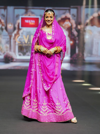 Traditional Fuschia Pink Lehenga