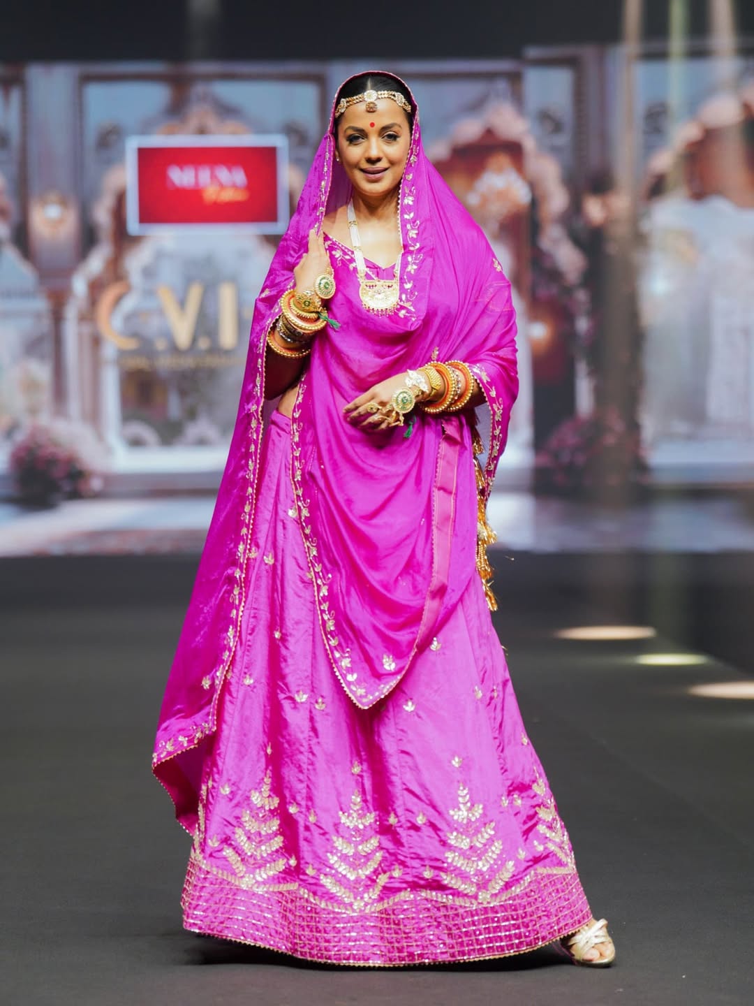 Traditional Fuschia Pink Lehenga